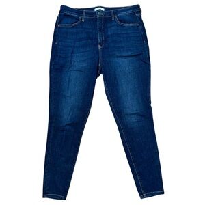 ‘SO Clothing’ dark wash curvy high-rise skinny jegging - size 17/33W